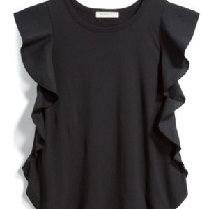 NWT Moon & Sky Black Top Size Small